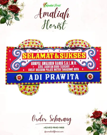 Papan Bunga Ucapan Selamat Karaton